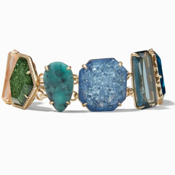 COPY - Stella & Dot | Candy Jewels Decadent Delight Bejeweled Statement Bracelet - Picture 2 of 2